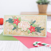 Crafter's Companion Christmas 3-piece Layered Greeting Dies - Set of 4