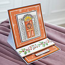 Crafter's Companion Christmas Door Letterpress Plate