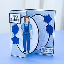 Crafter's Companion Dressed Up Gents Stamp & Die Set