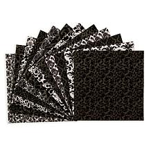 Crafter's Companion Flocked Damask 12" x 12" Paper Pad - 24 Sheets