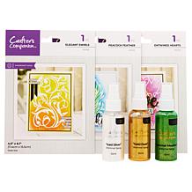 Crafter's Companion Heart Shimmer Spray and Mask Kit