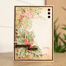 Crafter's Companion Nature's Garden Holly and Ivy Holiday Craft Kit