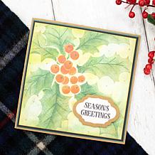 Crafter's Companion Nature's Garden Holly and Ivy Holiday Craft Kit