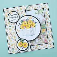 Crafter's Companion Natures Garden Summer Garden Linen Card Pack