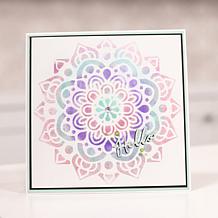 Crafter's Companion Pearl Powder Stamp and Stencil Set