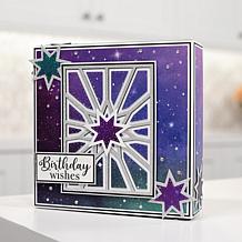 Crafter's Companion Star and Sunbeam Patchwork Create-A-Card Dies