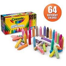 Crayola Washable Sidewalk Chalk - 64 Colors Incl. 8 W/Special Effects