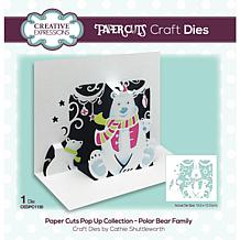Creative Expressions Paper Cuts Pop Up Beary Christmas Craft Die