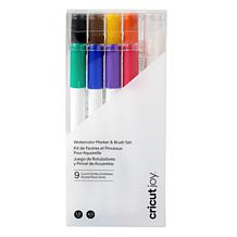Cricut Joy 9-piece Watercolor Marker and Brush Set