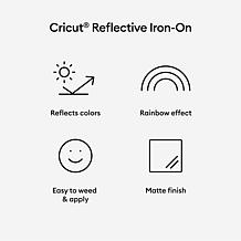 Cricut Reflective Iron-On Rainbow