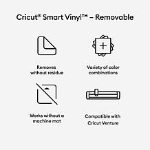 Cricut Smart Vinyl – Removable (25 in x 5 ft) Orange