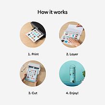 Cricut Waterproof Sticker Set - US Letter (6 ct)