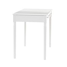 Crisp-White, 2-Drawer Writing Desk