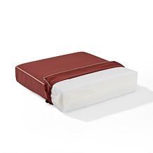 Crosley Bradenton Conversation Set Sangria/Weathered Brown - 5 Piece