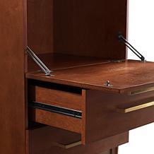 Crosley Furniture Everett Spirit Cabinet - Mahogany