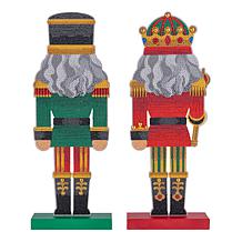 Crystal Art® Giant Nutcracker Decorations - Set of 2