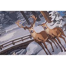 Crystal Art Triptych Canvas - Snowfall Lodge