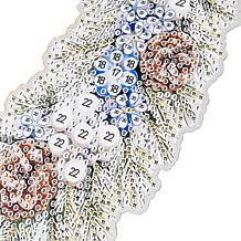 Crystal Art Winter Hanging Decorations - Set of 2