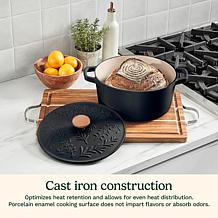 Cuisinart 5qt Cast Iron Casserole Dish with Cover