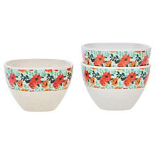 Cuisinart 9-piece Floral Pinch Bowl and Knife Set