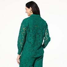 Curations x Amy Morrison Lace Blouse with Cami