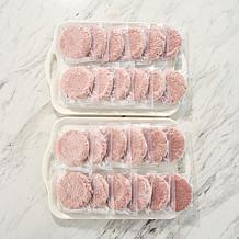 Curtis Stone 24-Count 5.33 oz Butcher's Blend Grass-Fed Burgers AS
