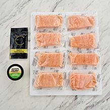 Curtis Stone 8-count 6 oz. Faroe Island Salmon Filets - Auto-Ship® 3/2