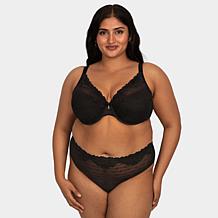 Curvy Couture Sheer Whisper Plunge T-Shirt Bra