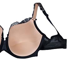 Curvy Couture Tulip Lace Push Up Bra