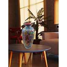 Dale Tiffany Tesoro Hand Blown Art Glass Vase