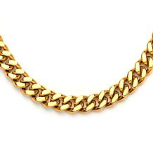 Dante Men's Gold PVD Stainless Steel 8mm Miami Cuban Chain