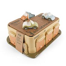 Dantoy: BIO Garage 4 Piece Playset - Car Garage Set w/ Ramp