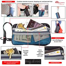 dbest Cruiser Cart All-Terrain Shopping Cart w/Germ Guard & Sport Bags