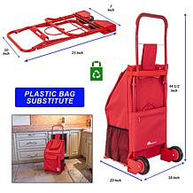 dbest Trolly Dolly Rolling Compact Shopping Cart