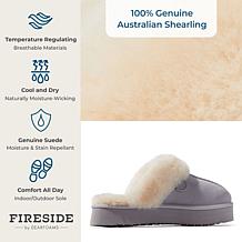 Dearfoams Fireside Women's Australian Shearling Scuff Slipper - Melton
