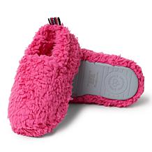 Dearfoams Kids Skye Teddy Closed Back Slipper