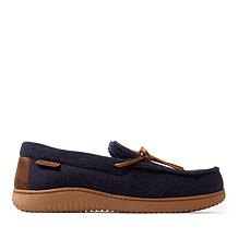 Dearfoams Men's Indoor/Outdoor Memory Foam Moccasin Slipper