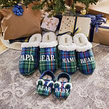 Dearfoams Men's Papa Bear Matching Christmas Slippers