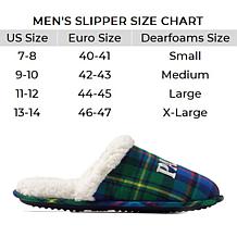 Dearfoams Men's Papa Bear Matching Christmas Slippers