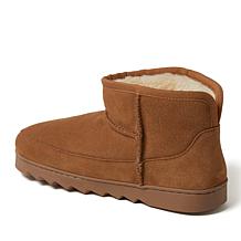 Dearfoams Women's Genuine Suede Mini Ankle Bootie - Gretchen