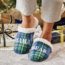 Dearfoams Women's Mama Bear Matching Christmas Slippers