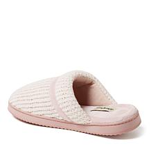 Dearfoams Women's Memory Foam Chenille Scuff Slippers - Serena