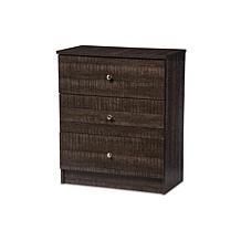 Decon Wood 3-Drawer Storage Chest