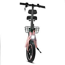 DeLorean 450W 36V Folding Seated E-Scooter w/Backrest & Accessories