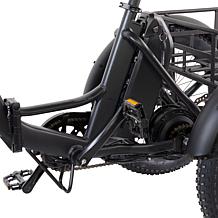 DeLorean 750W Folding Fat-Tire E-Trike with Pedal Assist and Throttle 