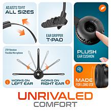 Delton 10X Wireless Computer Headset for Call Center