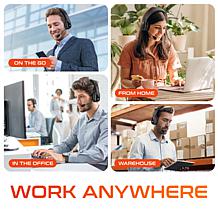 Delton 15W Wireless Fast-Charging Headset Stand and 20X Headset