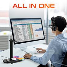 Delton 15W Wireless Fast-Charging Headset Stand and D101 Headset