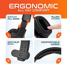 Delton 20x Professional Wireless Computer Headset + 1080p Webcam