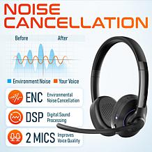 Delton 60X Wireless Computer Headset for MS Teams, Meet, and Zoom